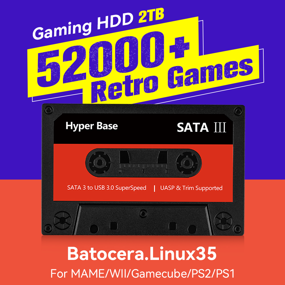 Retro Gaming Batocera - Console di Gioco Retro Batocera 500GB/2TB