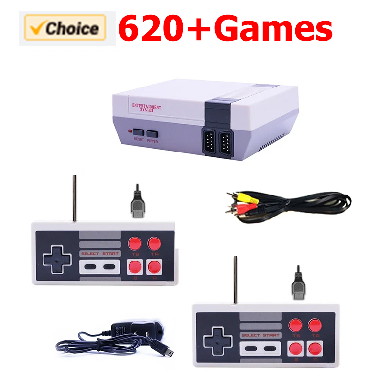 Retro Gaming And Projector - Console Video Portatile per Famiglie con