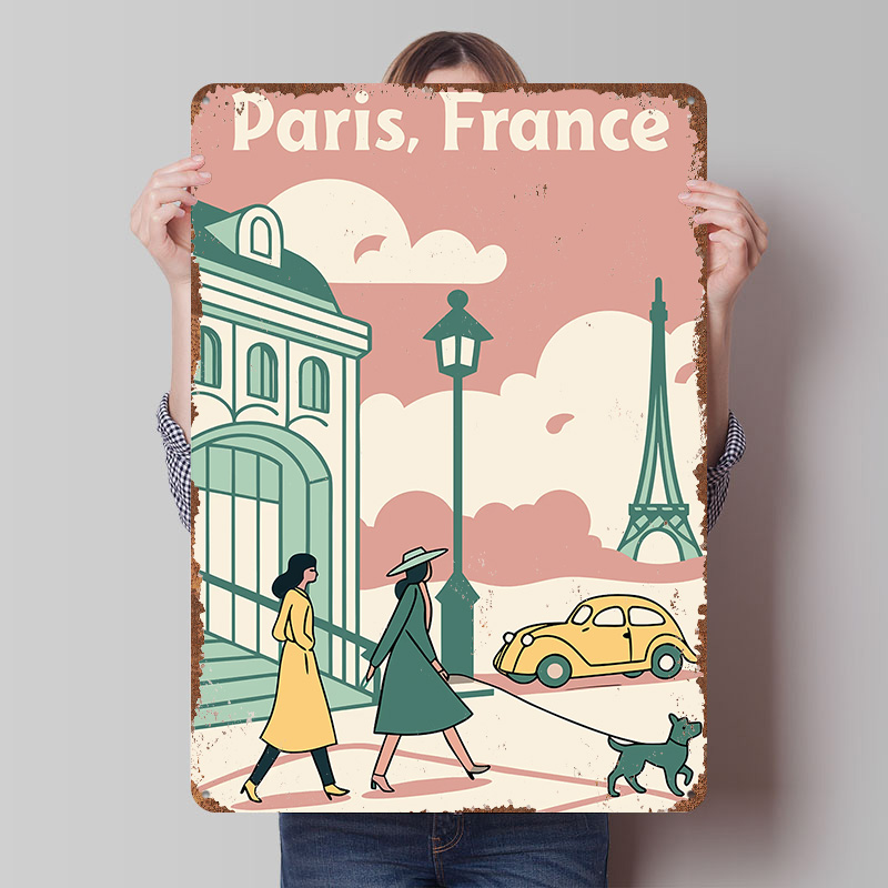 Retro Gaming Paris - Poster Stampato di Parigi, Francia, Arte