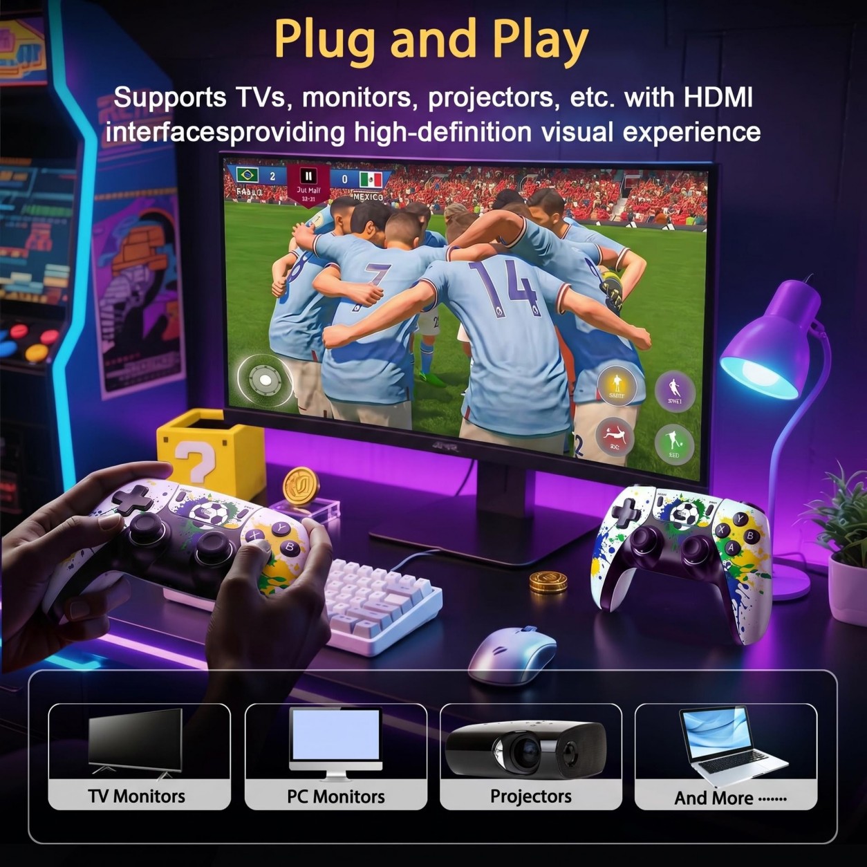Controller di Gioco Wireless c - Retro Gaming For Tv recensione e prezzo