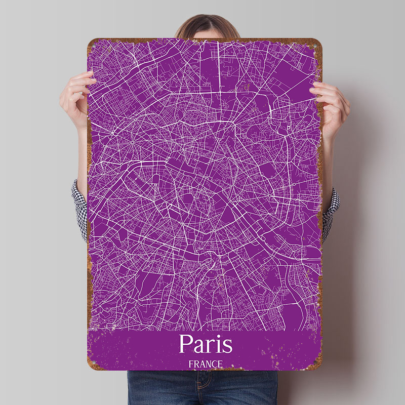 Poster Stampato della Mappa di - Retro Gaming Paris recensione e prezzo