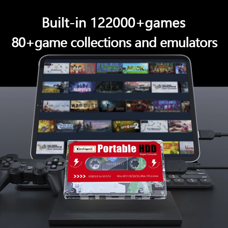 KINHANK Super Console X HDD da - Retro Gaming Batocera recensione e prezzo